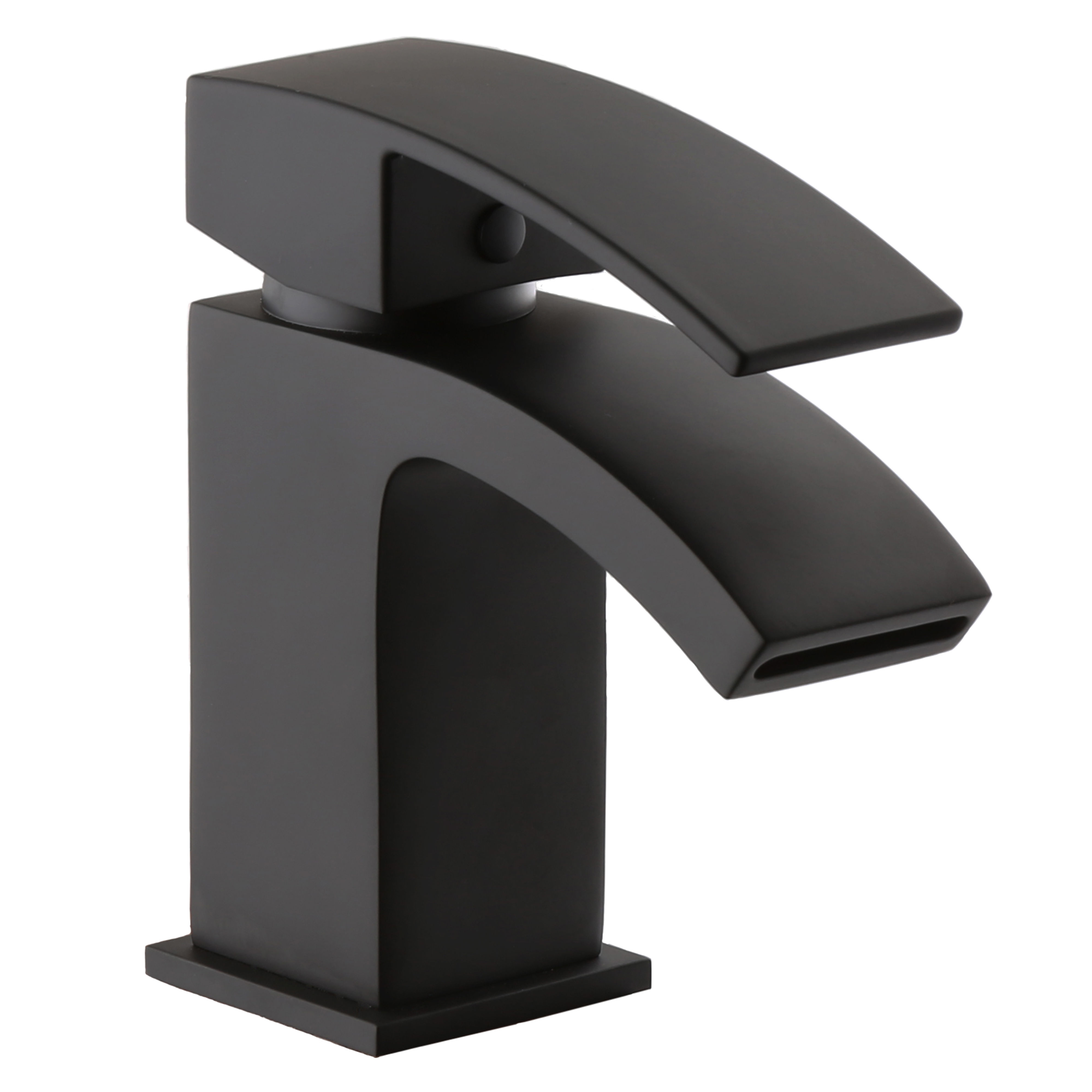 Kartell K-Vit Fiuto Nero Mono Basin Mixer Tap - TAP007FIJ