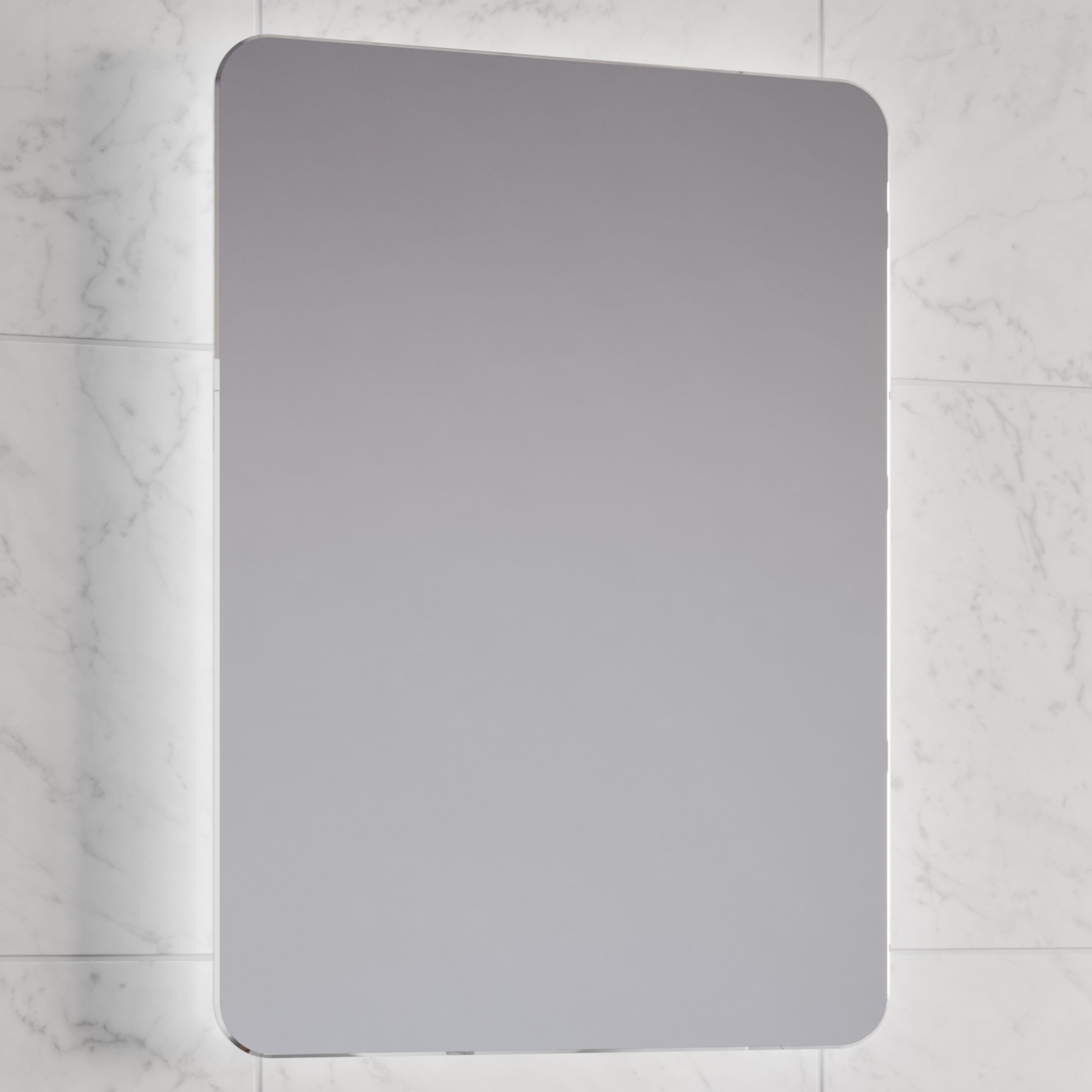 Kartell K-Vit Optima LED Mirror Chrome 500mm x 700mm - OP5070