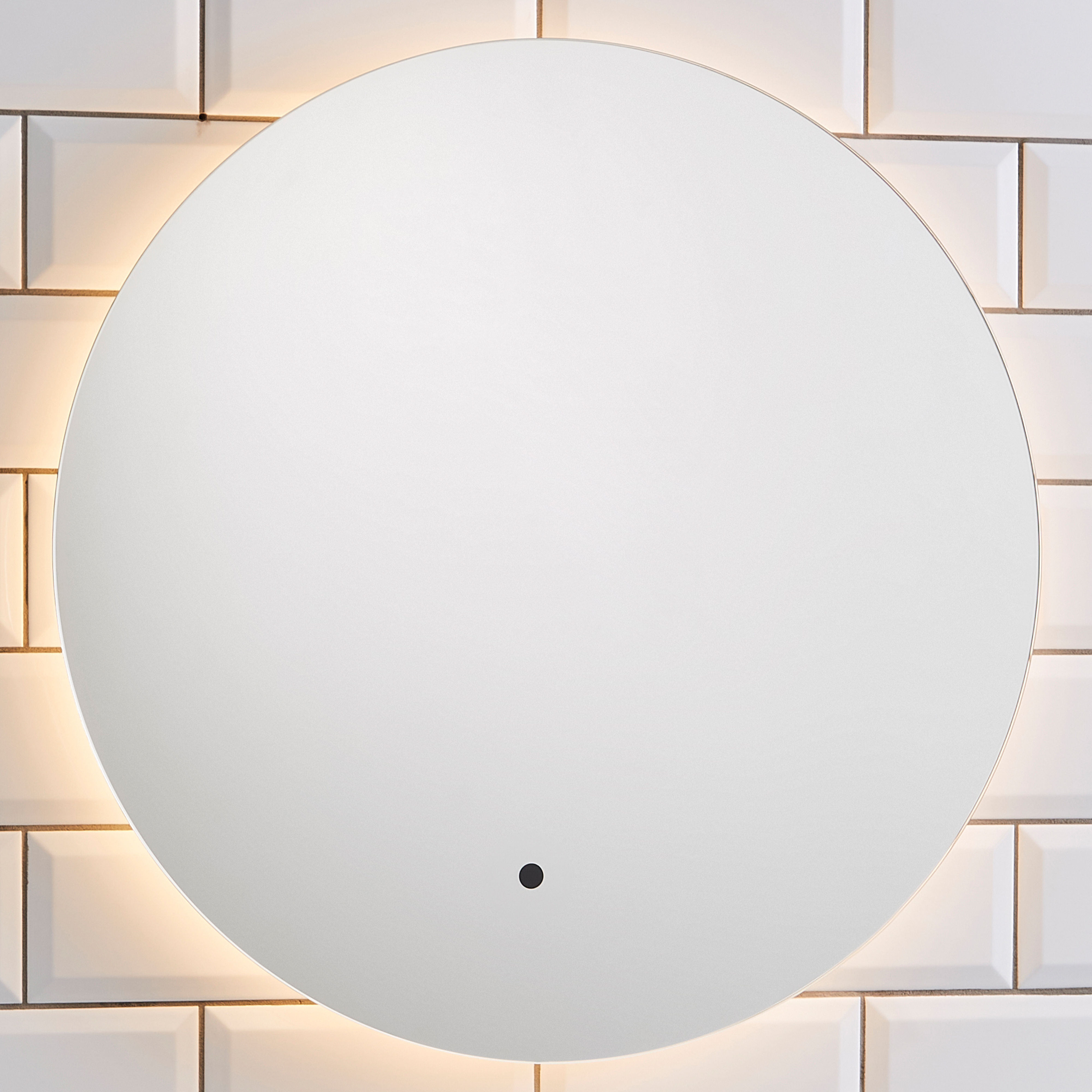 Kartell K-Vit Tucson Circular LED Mirror Chrome 600mm - TU60