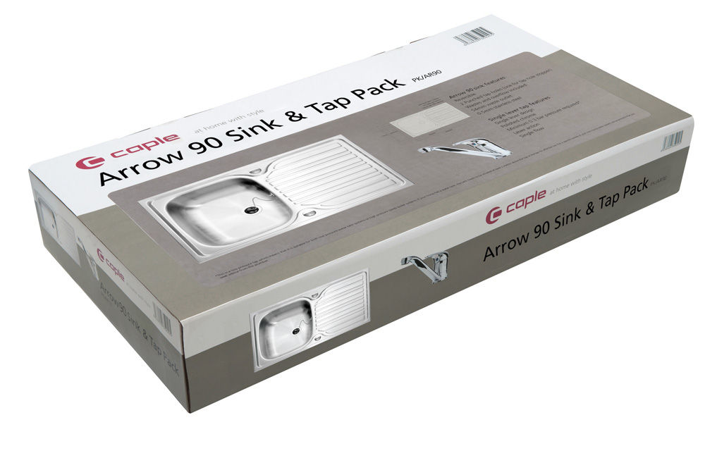 Caple Arrow 91 Sink and Tap Pack - PK/AR91