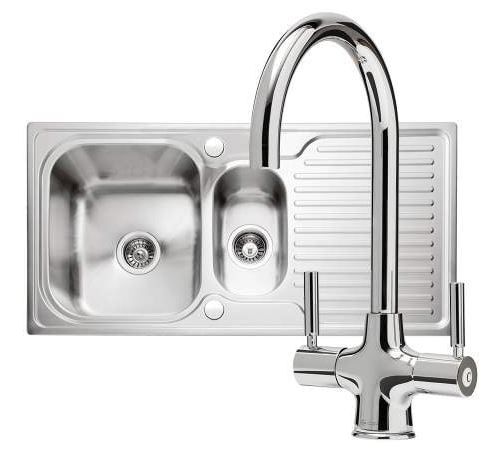 Caple Sabre 150 Sink and Tap Pack - PK/SA150