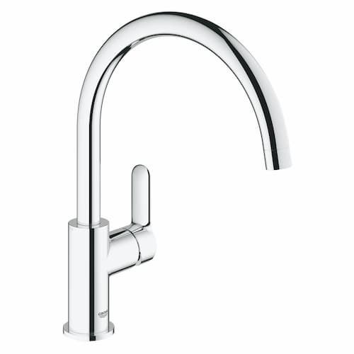 Grohe BauEdge Single Lever Kitchen Sink Mixer Tap 1/2" - 31367000