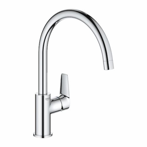 Grohe BauEdge Single Lever Kitchen Sink Mixer Tap 1/2" - 31367001