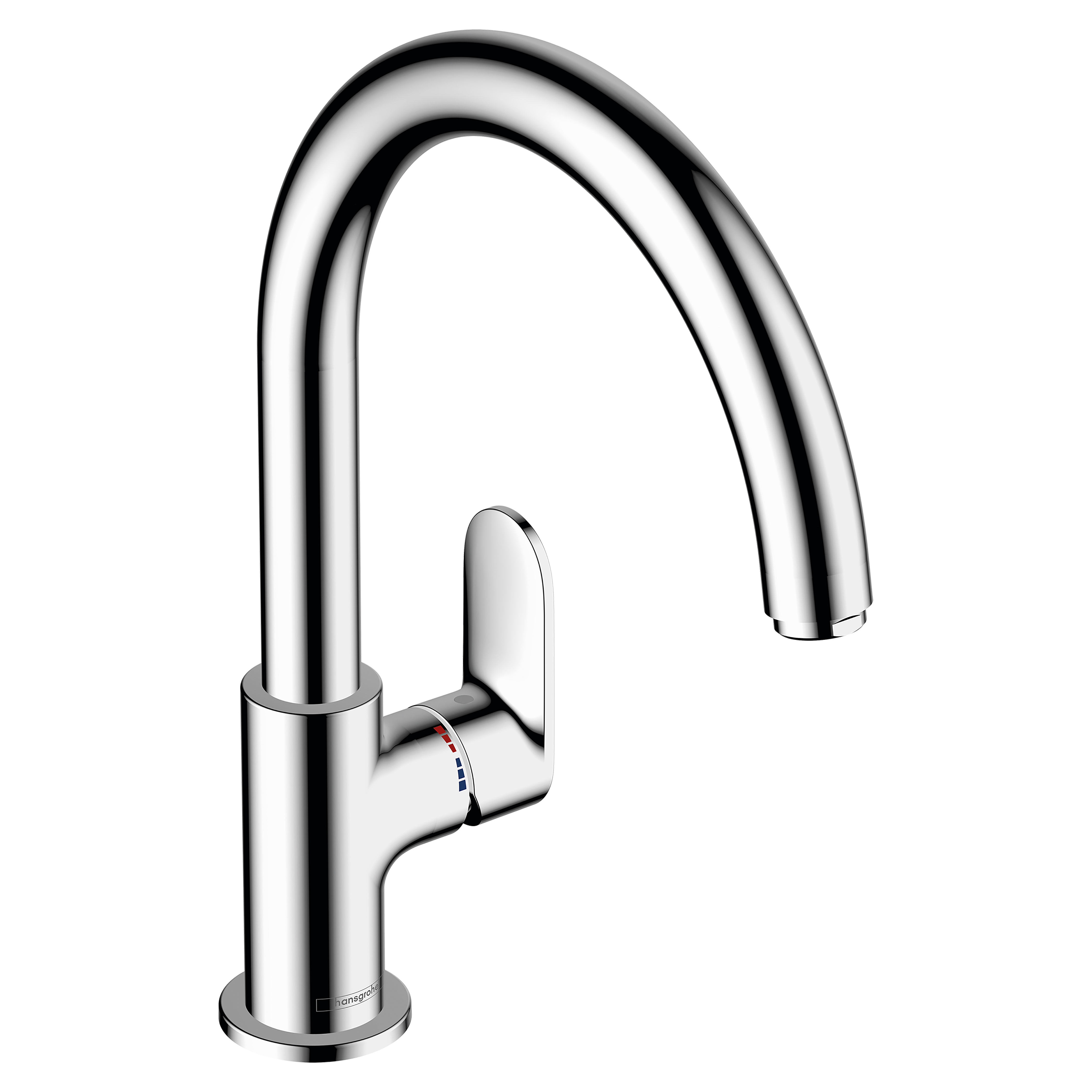 Hansgrohe Vernis Blend 210 M35 Kitchen Mixer Tap with Swivel Spout Chrome - 71870000