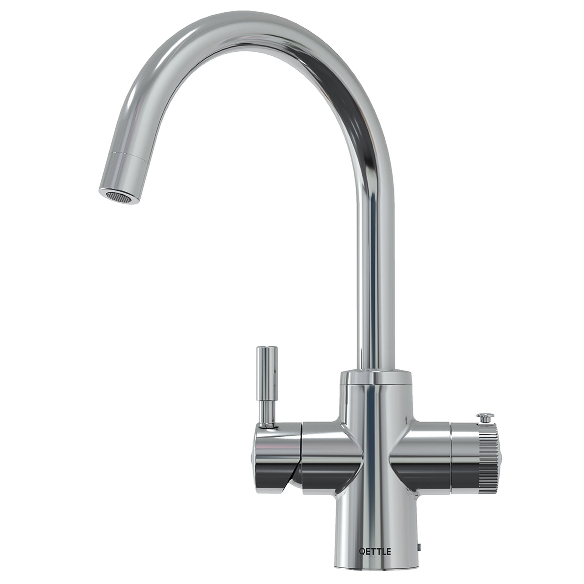Qettle Original 4-in-1 Boiling Water Kitchen Mixer Tap Chrome 2L - Q9213PV