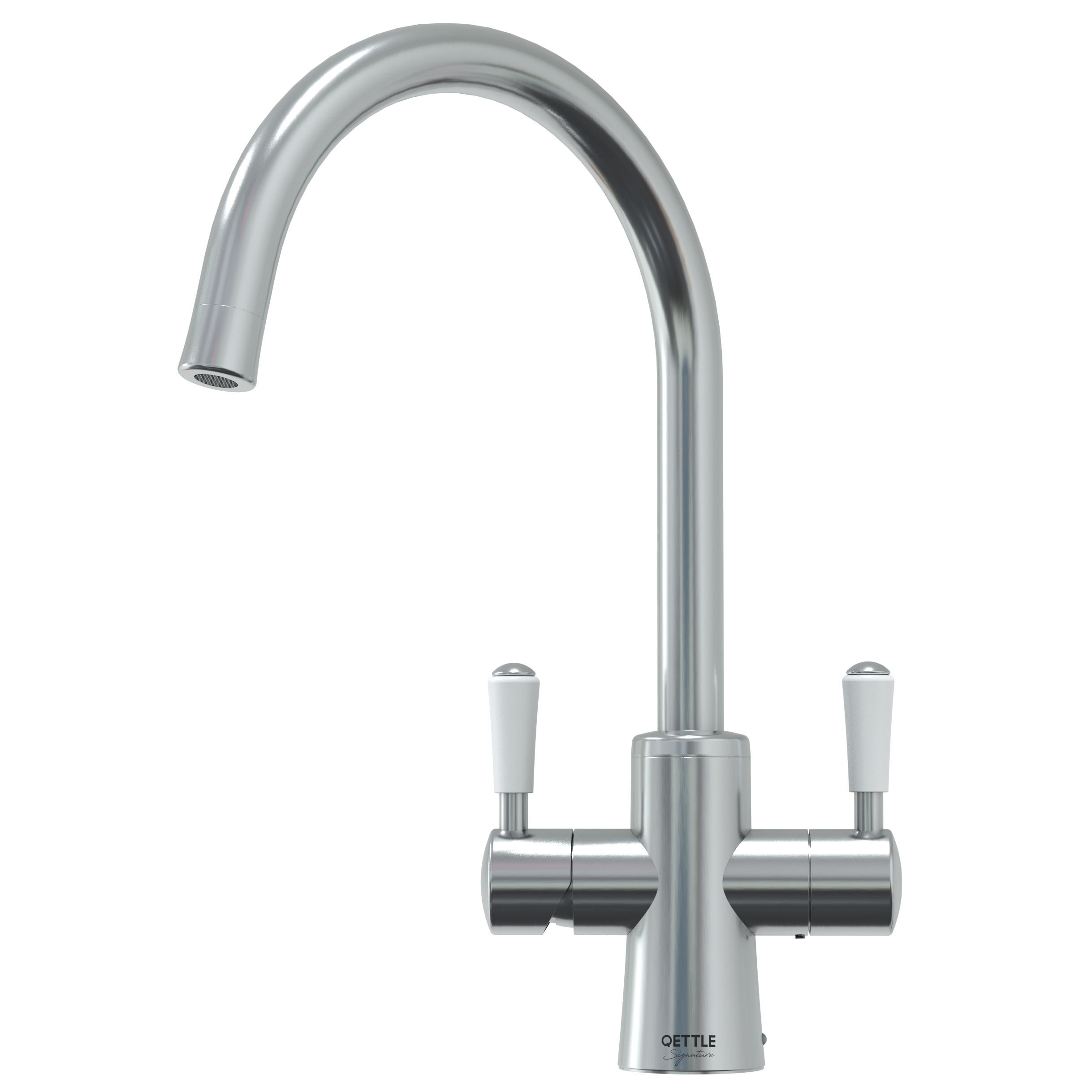 Qettle Signature Classic 4-in-1 Boiling Water Kitchen Mixer Tap Stainless Steel 7L - Q9704PV