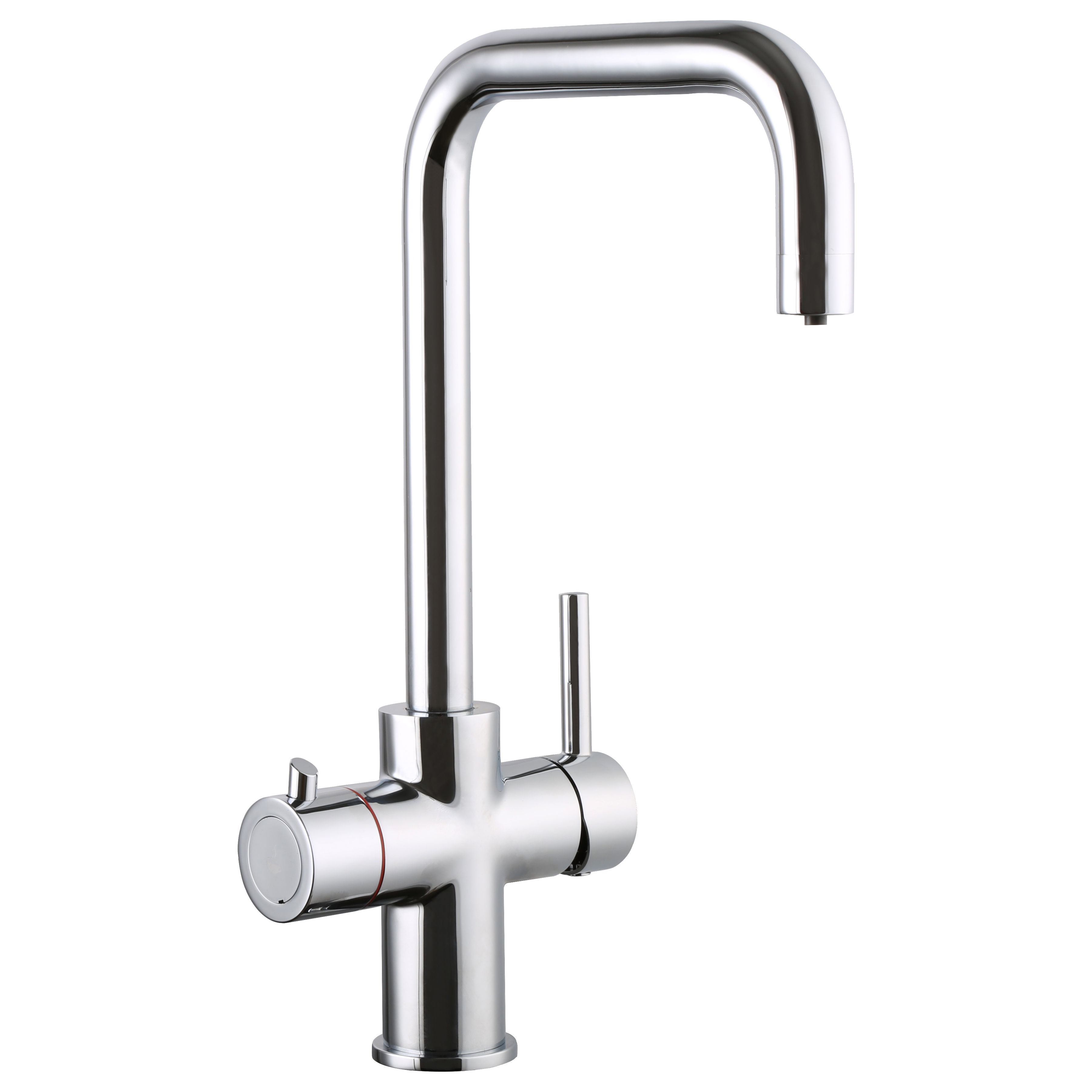 Francis Pegler Instant Hot Water Kitchen Sink Mixer Tap with Boiler Chrome - 922200