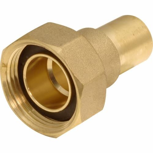Gas Meter Union Grooved 22mm x 1"
