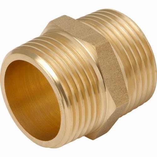 Brass Hexagon Nipple 1/2"