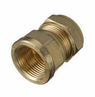 Compression Cu x Female Iron Connector 15mm x 3/8"