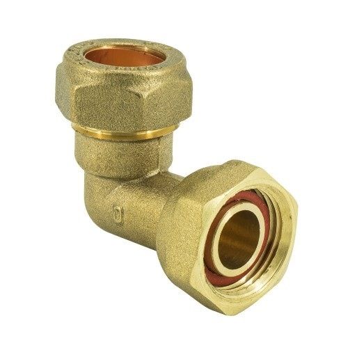Compression Bent Tap Connector 15mm x 1/2"