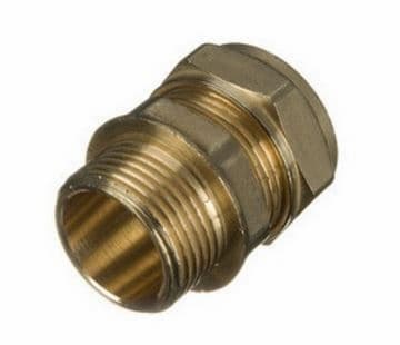 Compression Cu x Male Iron Connector 35mm x 1 1/4"