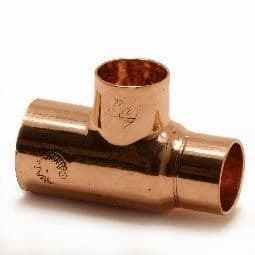 End Feed Tee 28mm x 22mm x 22mm