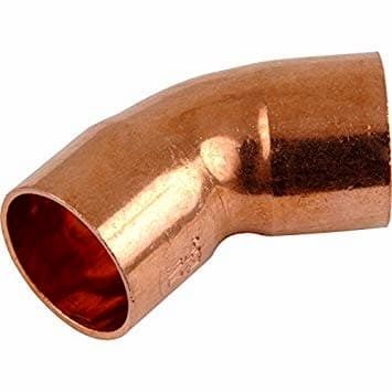 End Feed Obtuse Elbow 45° 28mm