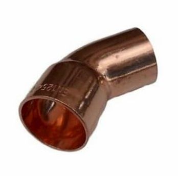End Feed Obtuse Street Elbow 45° MxF 15mm