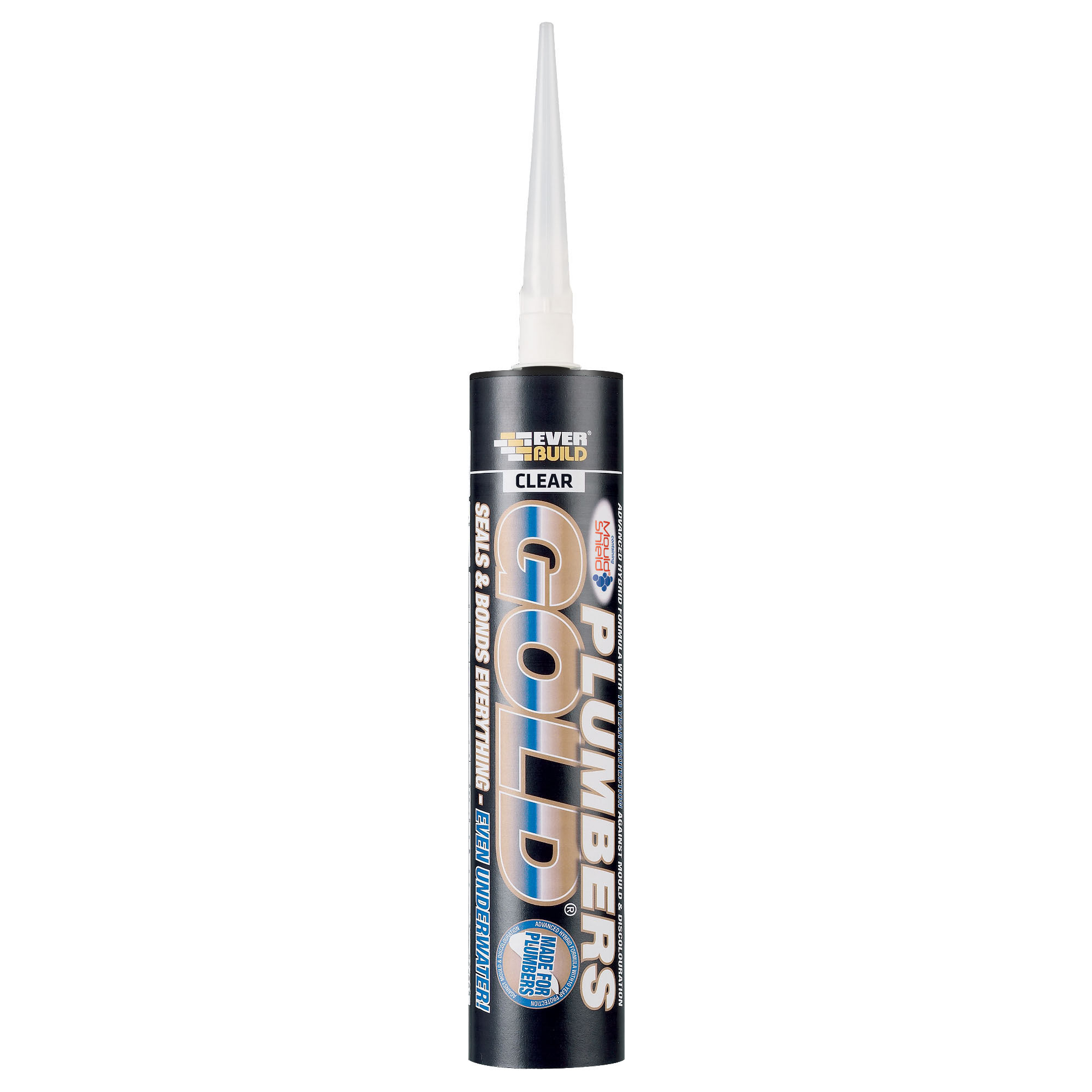 Everbuild Plumbers Gold Sealant and Adhesive Clear 290ml - PLUMBGCL