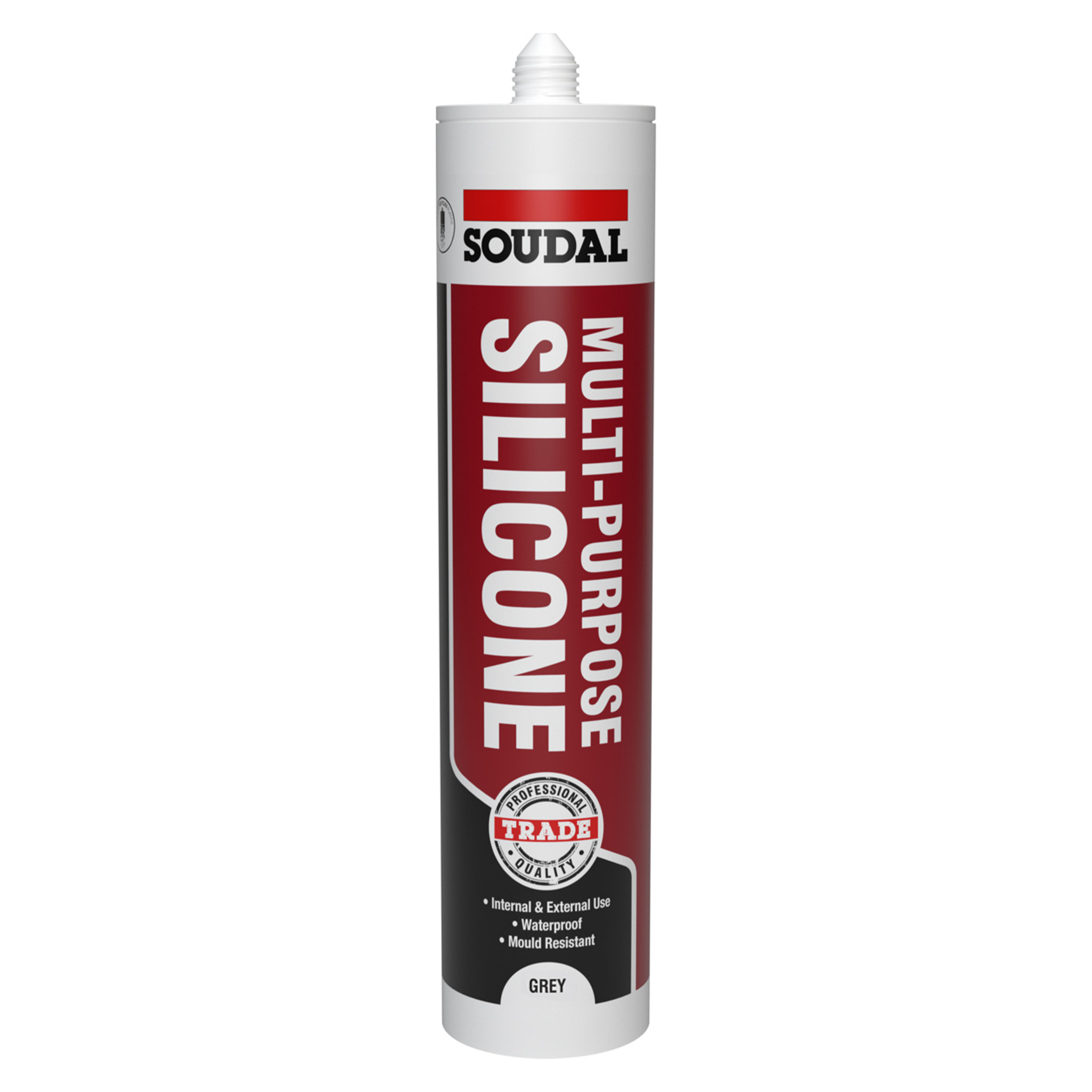 Soudal Trade Multi-Purpose Silicone Grey 270ml