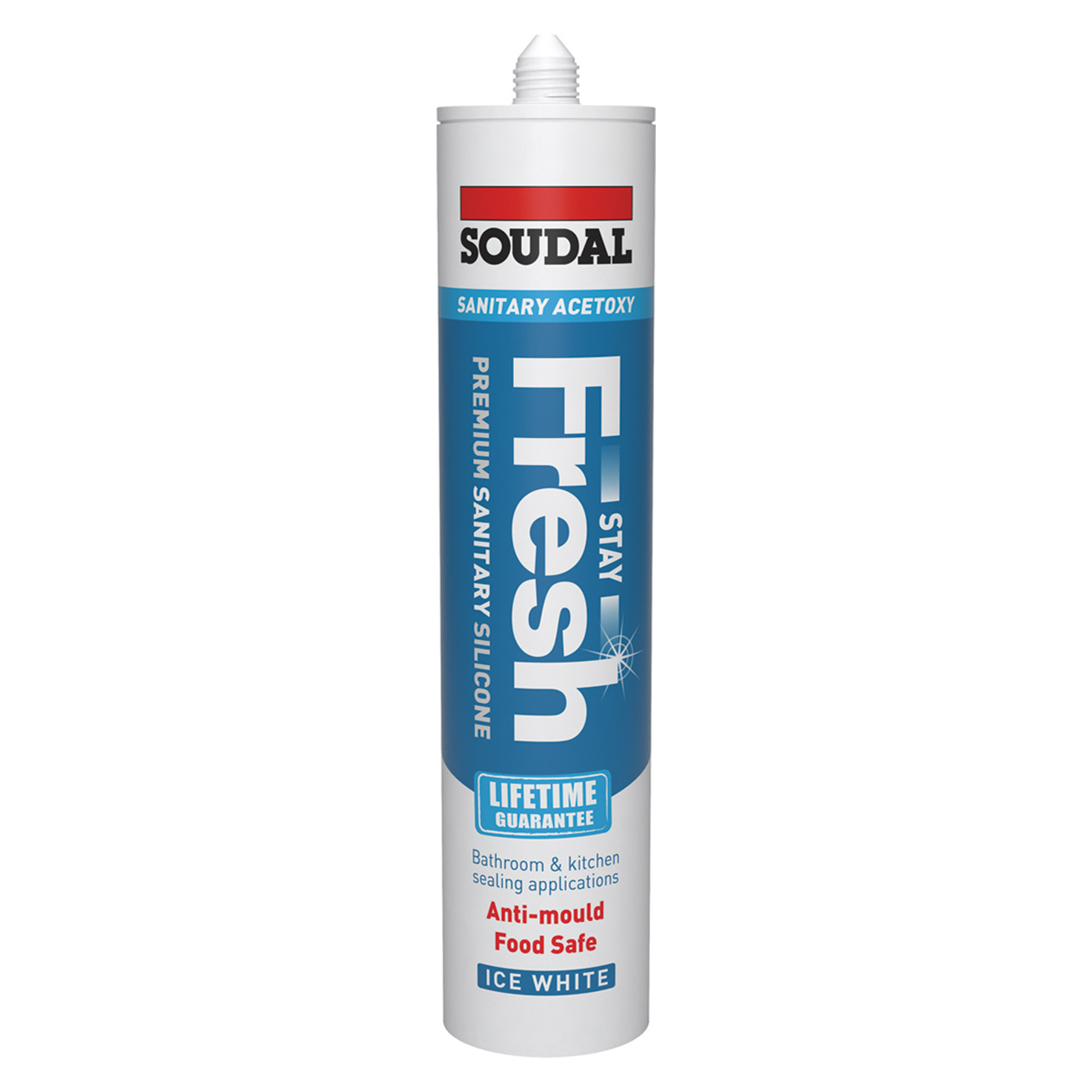 Soudal Stay Fresh Premium Acetoxy Ice White 290ml