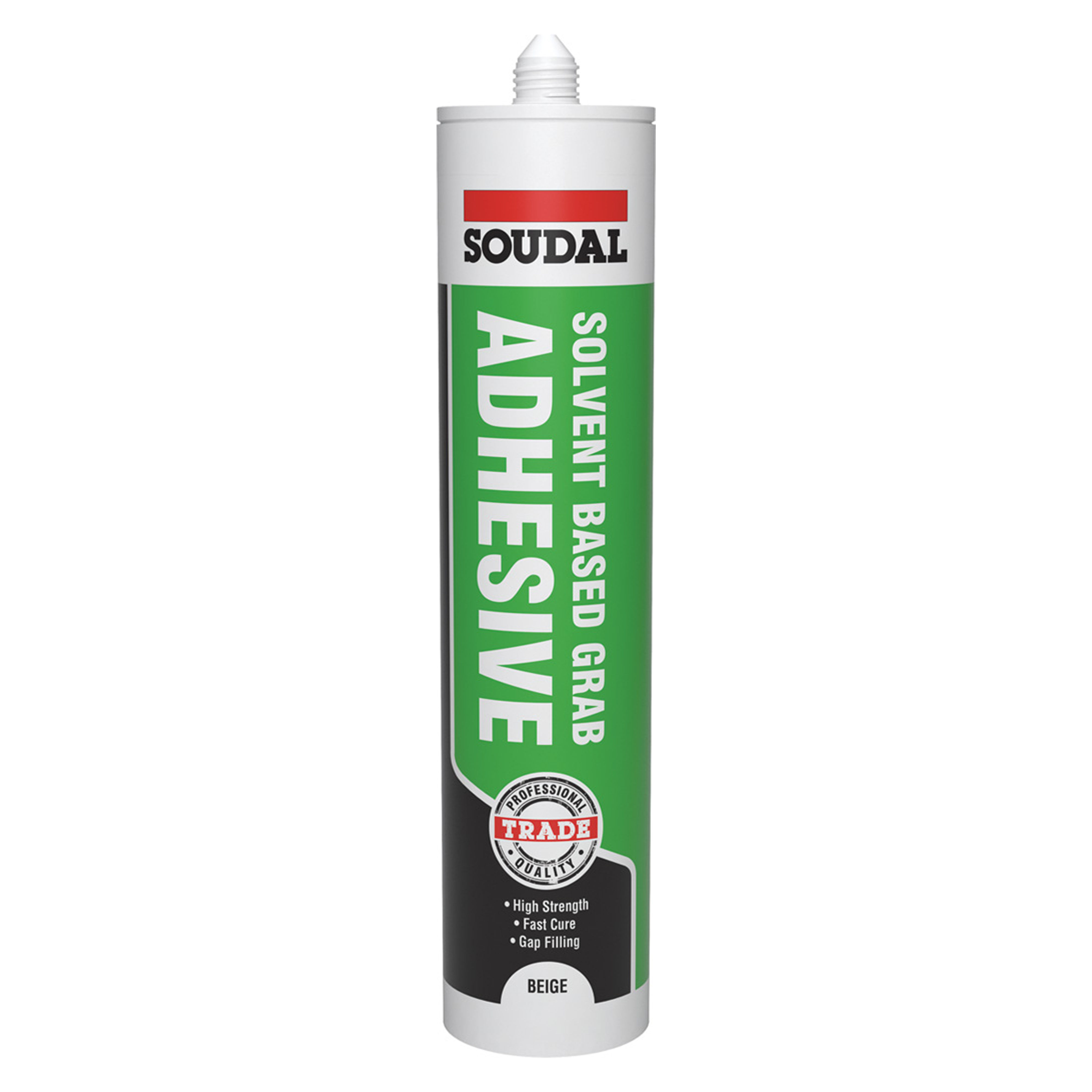 Soudal Trade Solvent Based Grab Adhesive Beige 290ml