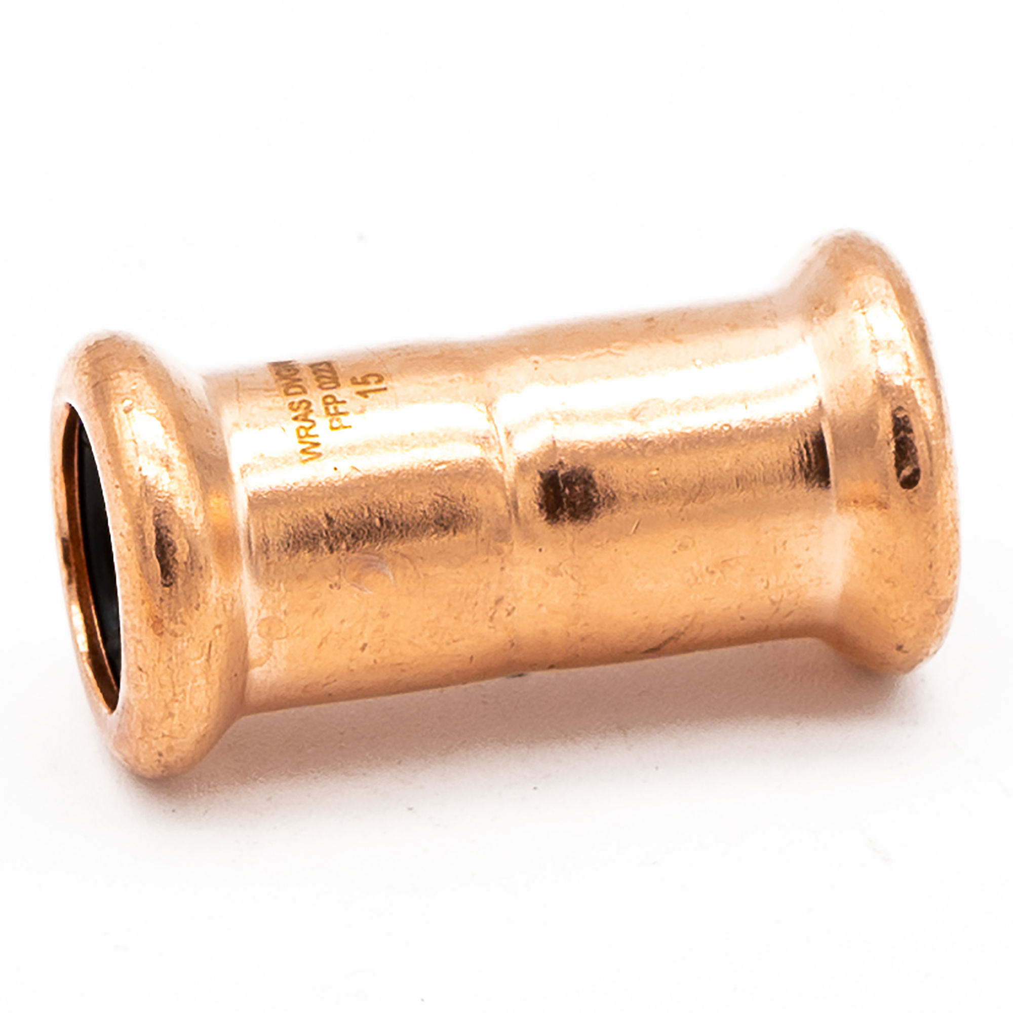 Copper Press Fit Coupler 15mm