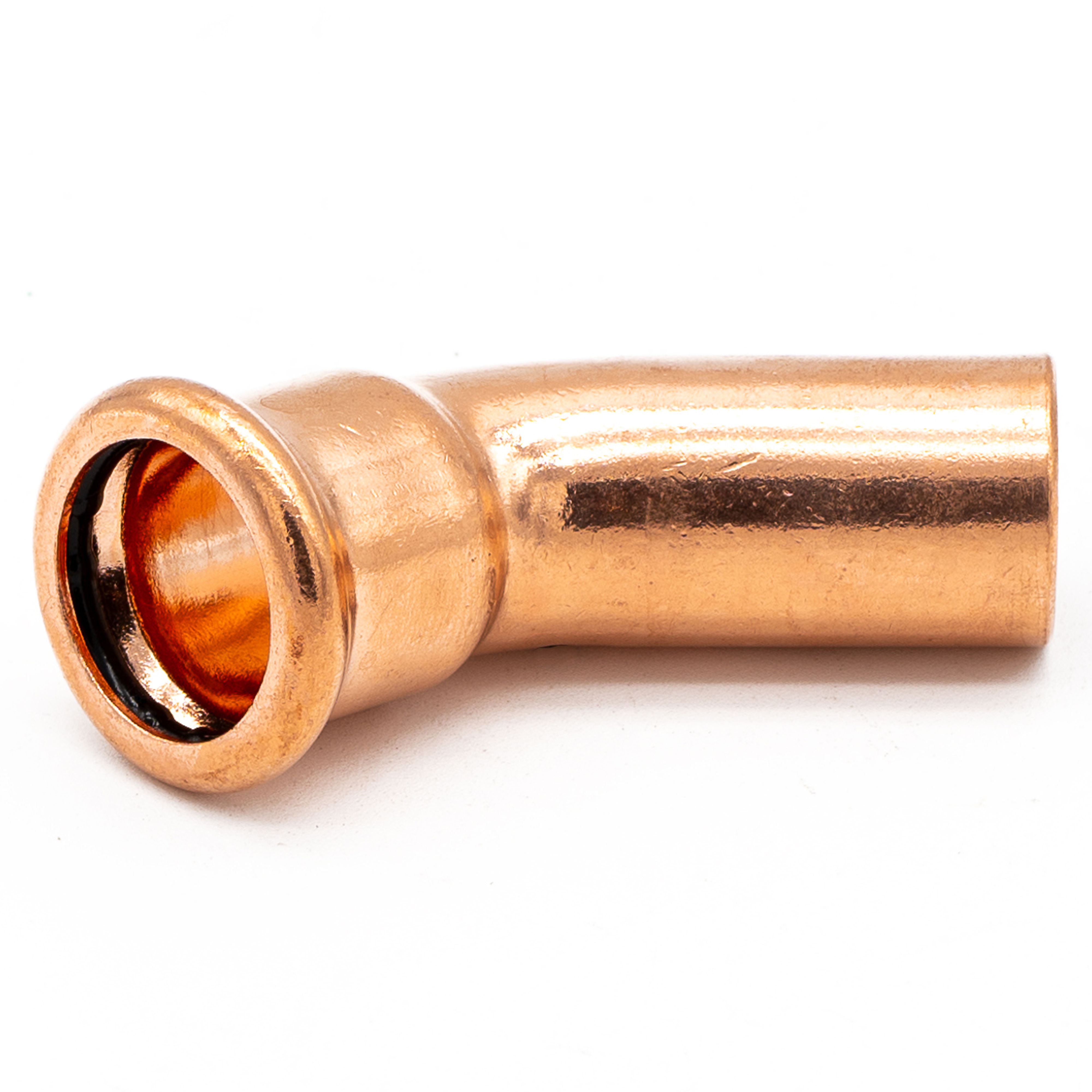 Copper Press Fit 45° Obtuse Street Elbow 22mm