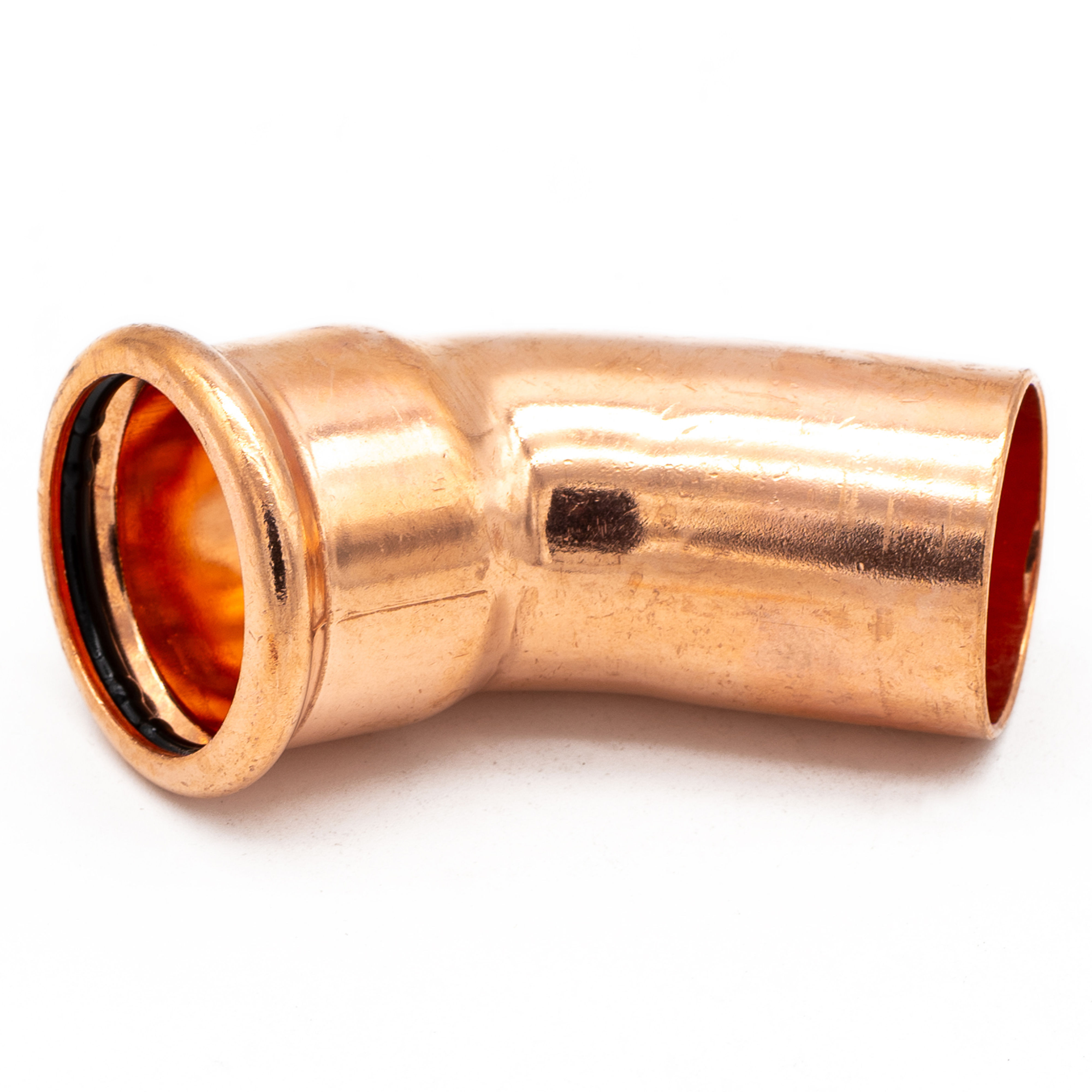 Copper Press Fit 45° Obtuse Street Elbow 35mm