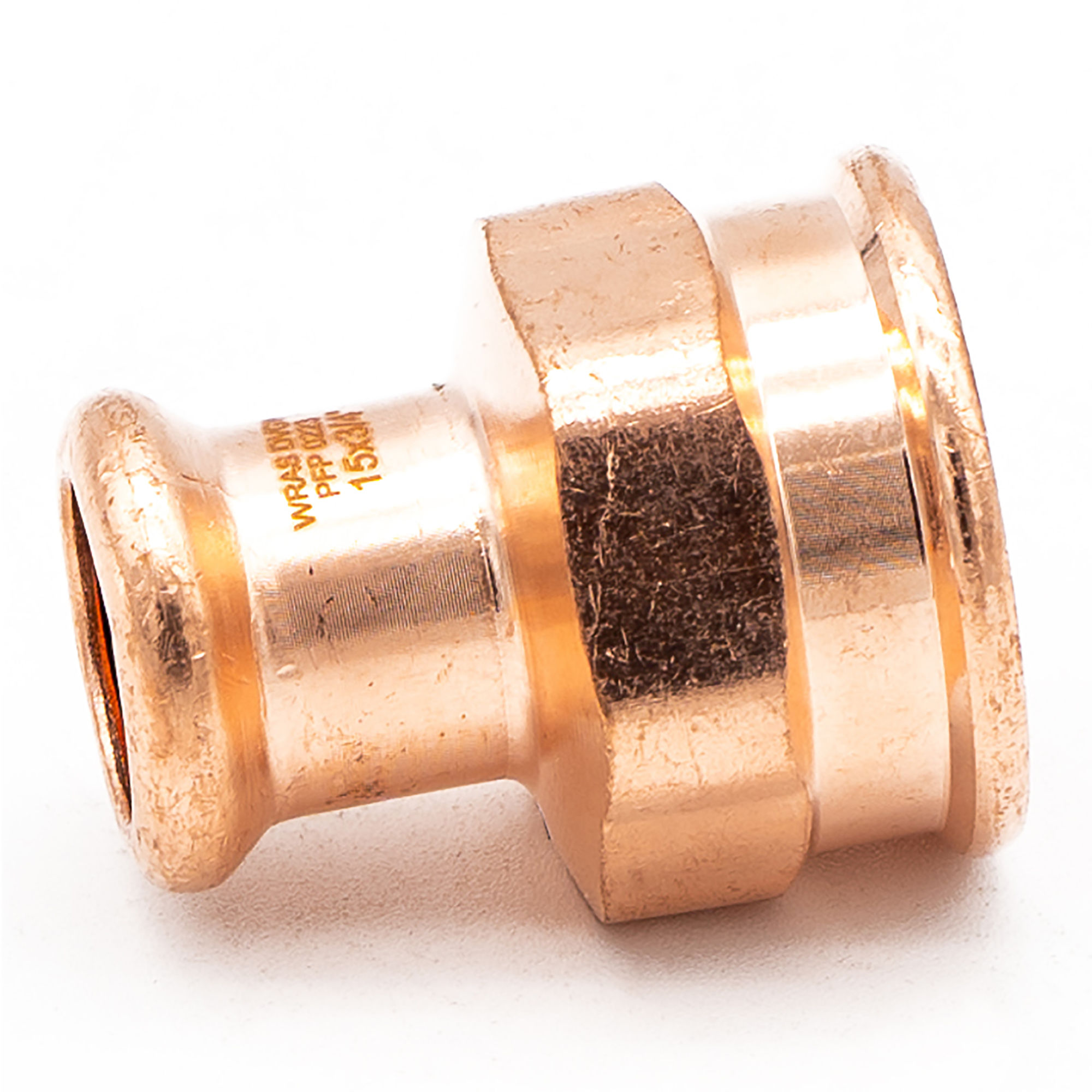 Copper Press Fit Cu x Female Iron Coupler 15mm x 3/4"