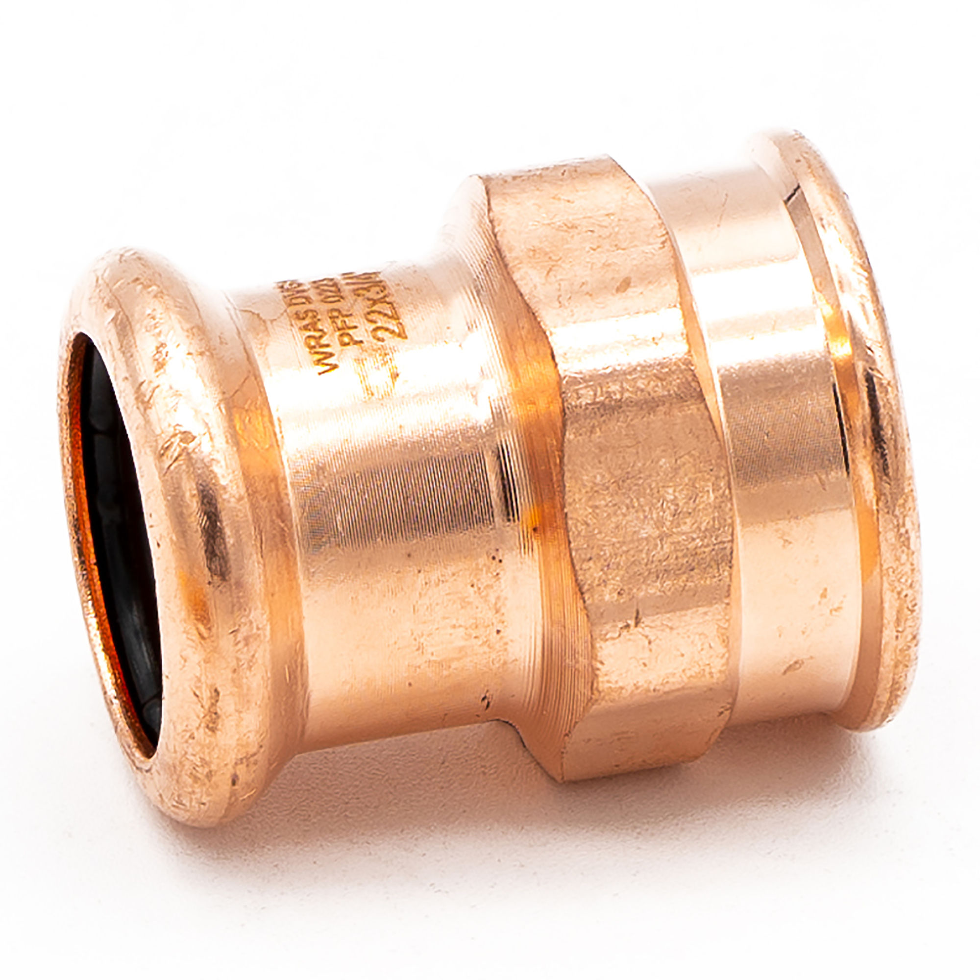 Copper Press Fit Cu x Female Iron Coupler 22mm x 3/4"