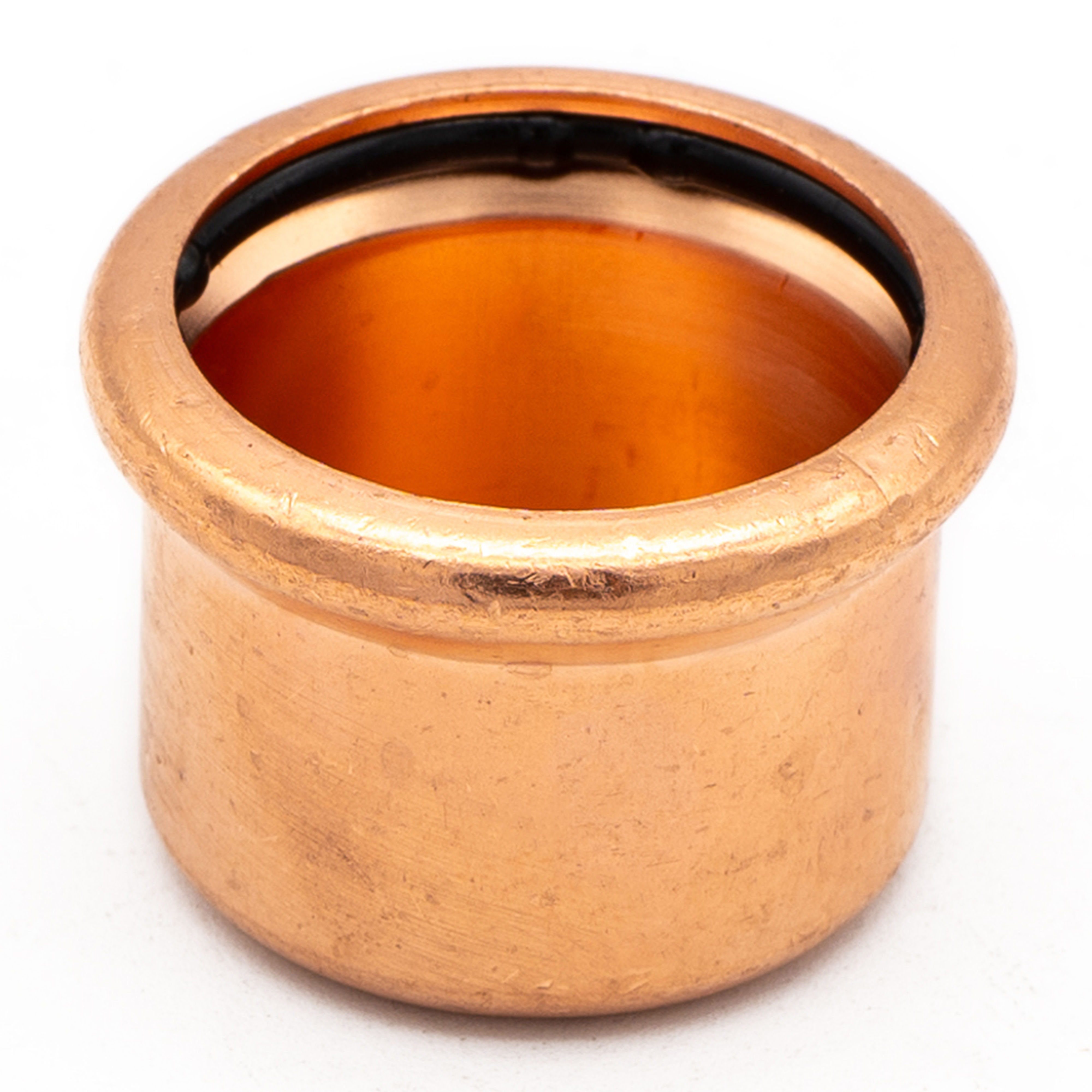 Copper Press Fit End Cap 35mm