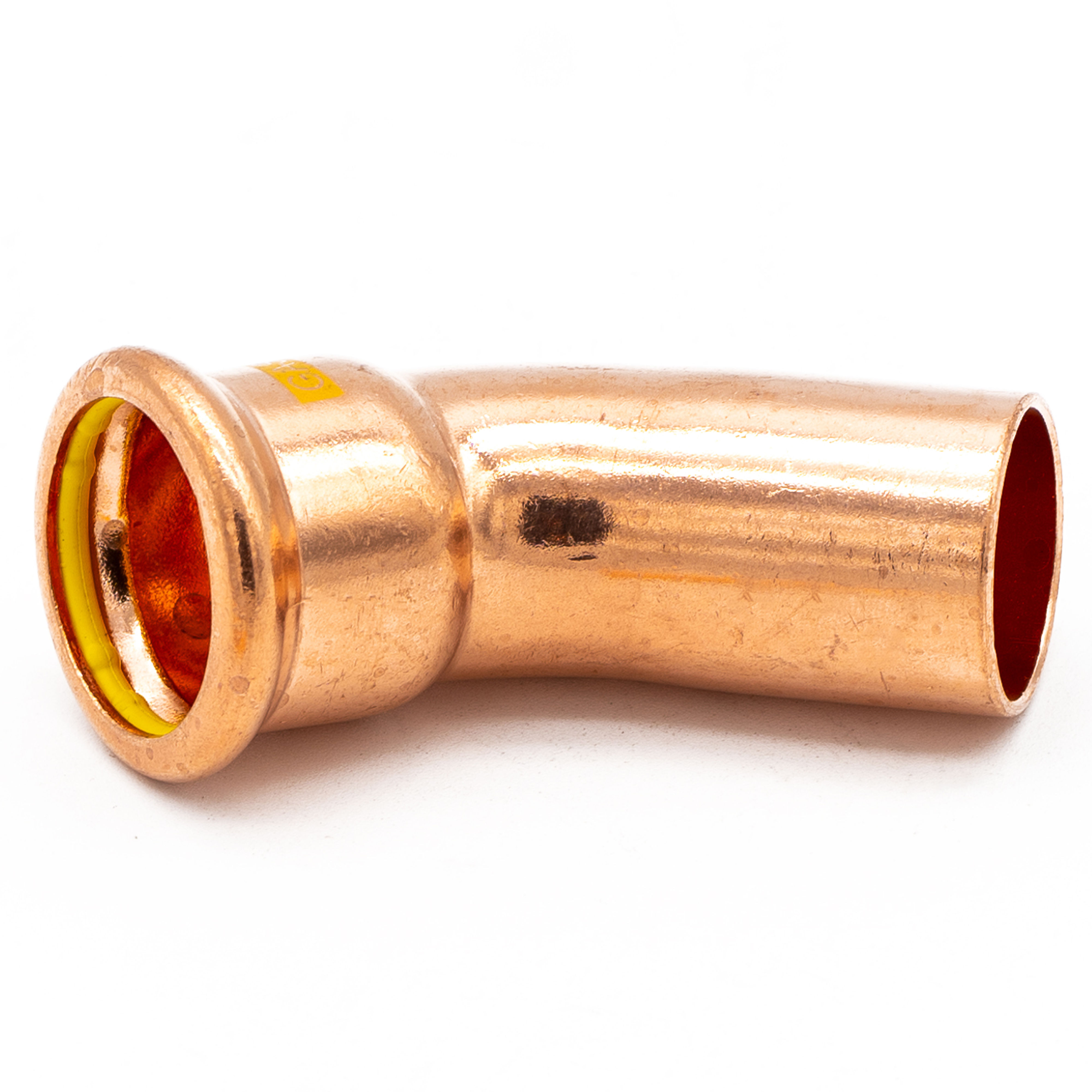 Copper Press Fit Gas 45° Obtuse Street Elbow 28mm