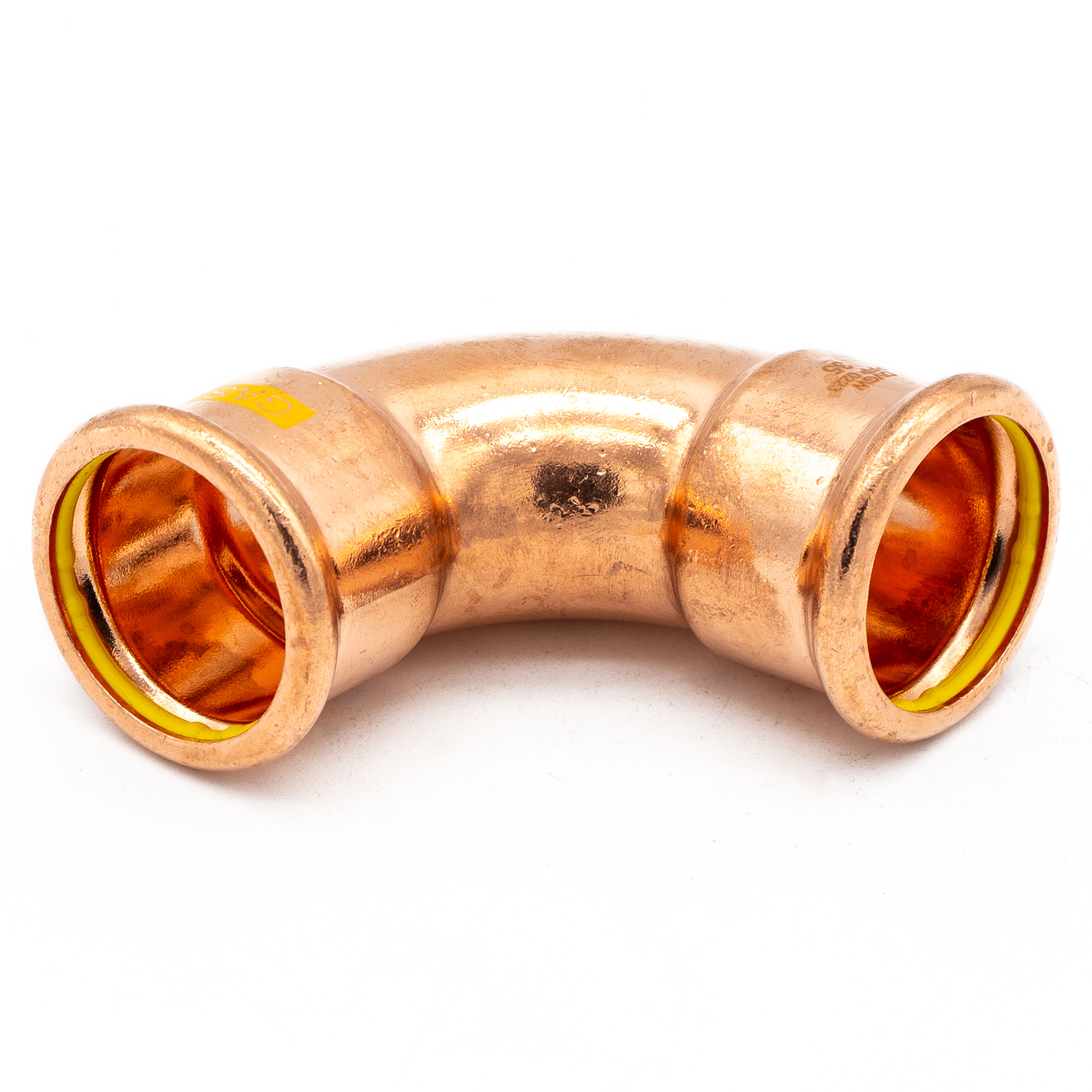 Copper Press Fit Gas 90° Elbow 35mm
