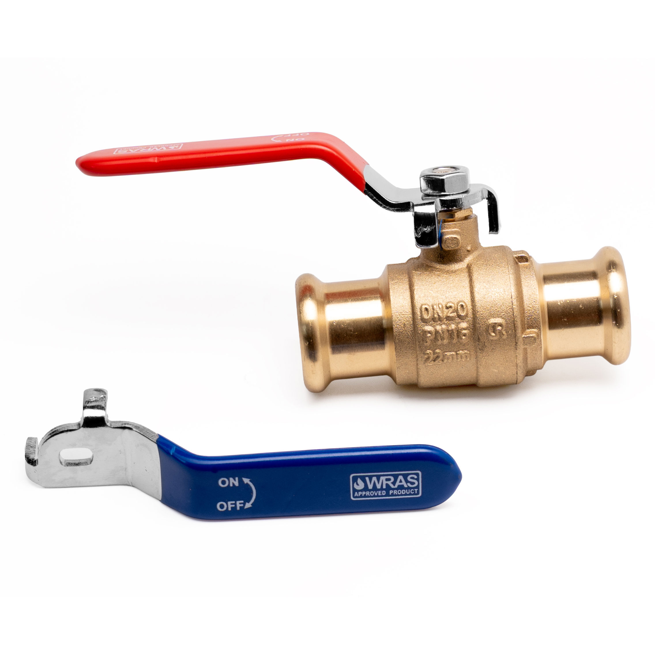 Press Fit Lever Ball Valve 22mm
