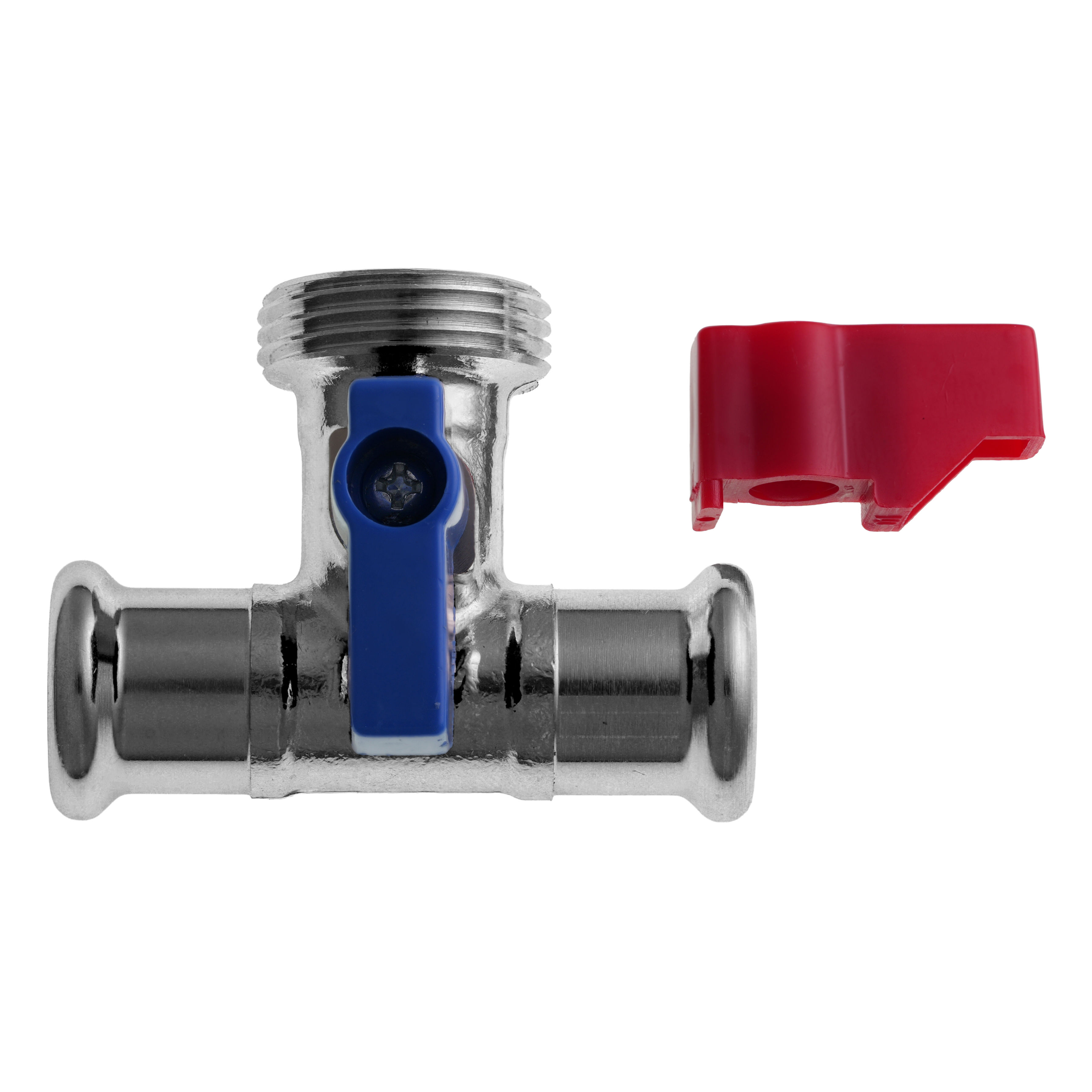 Press Fit Washing Machine Valve Tee 15mm x 3/4"