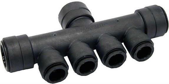 JG Speedfit 4 Port Rail Manifold 22mm x 15mm - SFM522215E