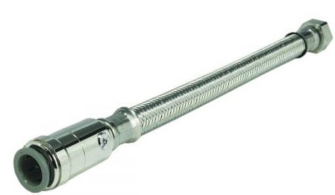 JG Speedfit Flexi Hose with Service Valve 15mm x 1/2" x 500mm - FLX31