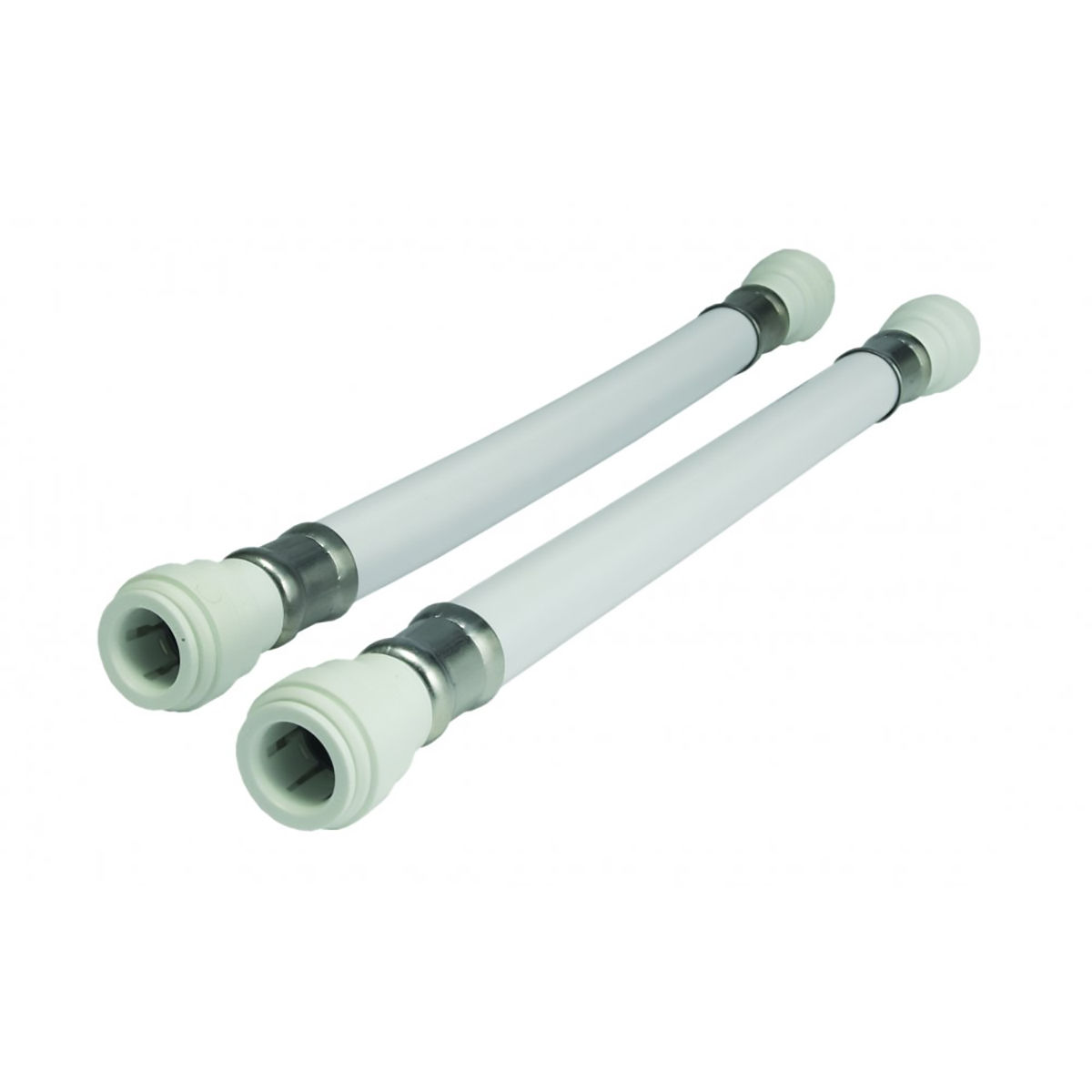 JG Speedfit Flexi Hoses White (2 Pack) 15mm x 3/4" x 300mm - WFLX16