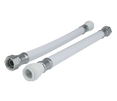 JG Speedfit Flexi Hoses White (2 Pack) 22mm x 3/4" x 300mm - WFLX22