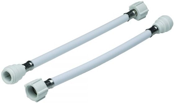 JG Speedfit PVC Flexi Hose White 15mm x 300mm - PFLX88