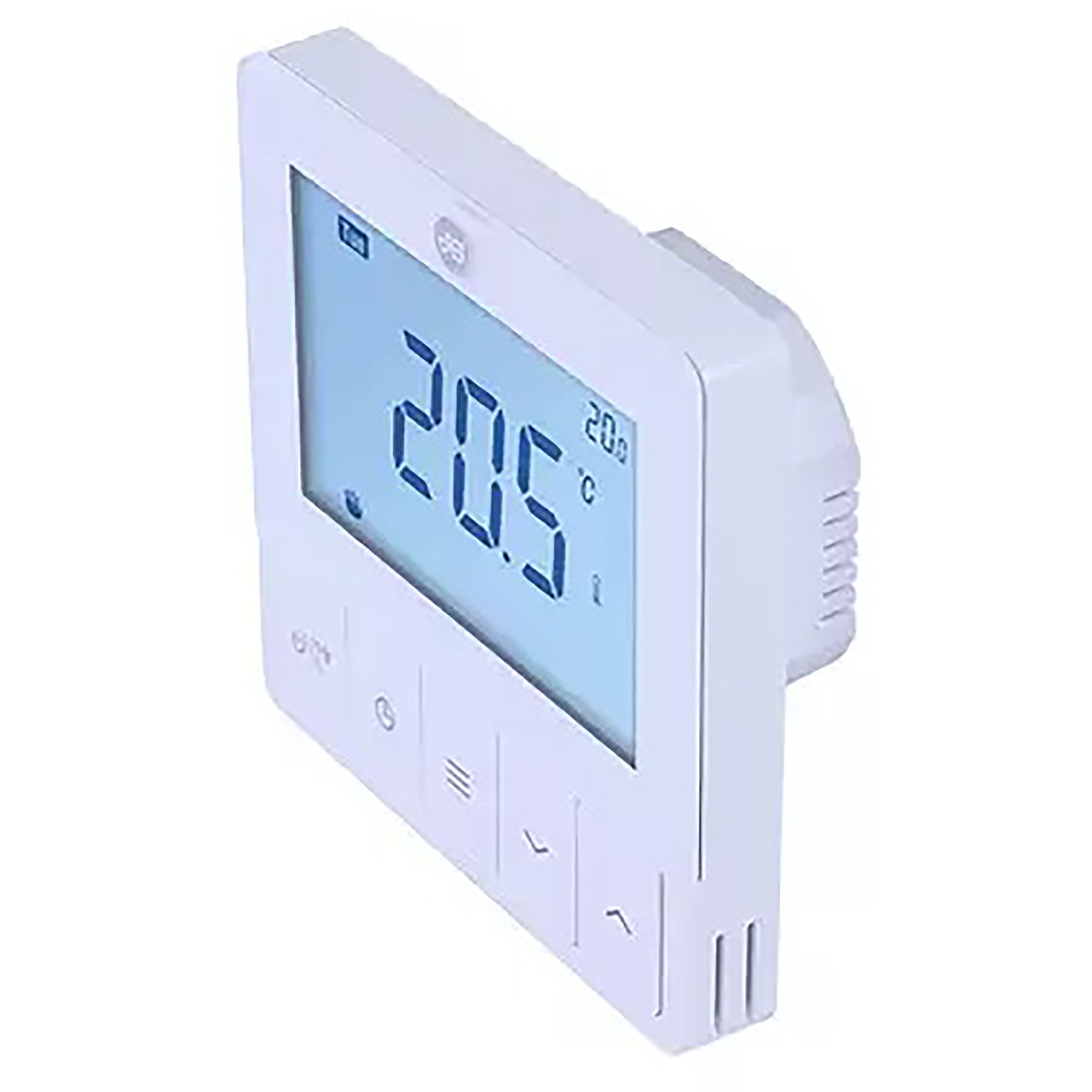 JG Speedfit Wired/RF Programmable Underfloor Heating Thermostat 240V White - JGSTATRF4W