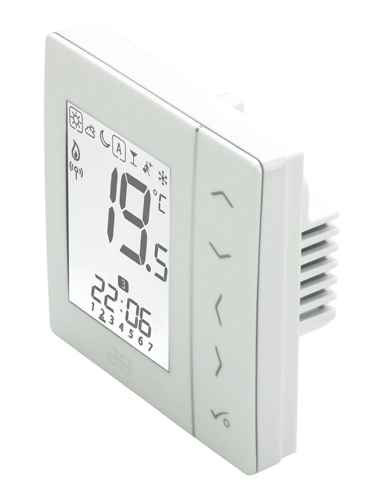 JG Speedfit Aura UFH Thermostat and H/W White 230V - JGSTAT2W