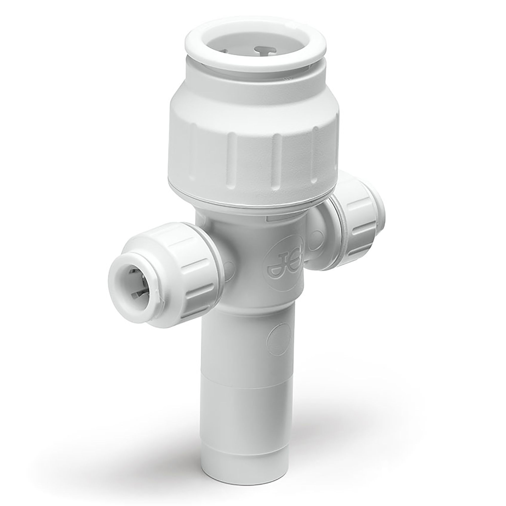 JG Speedfit Plastic Push-Fit 2-Port Manifold with Stem 22mm x 10mm - PEM582210AW