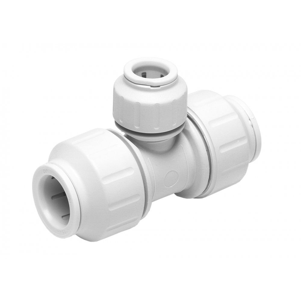 JG Speedfit Reducing Tee 22mm x 22mm x 10mm - PEM302210AW