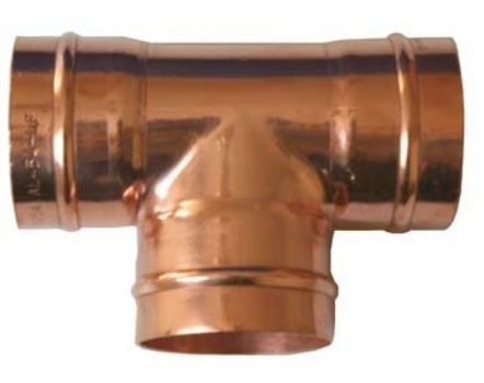 Solder Ring Equal Tee 35mm