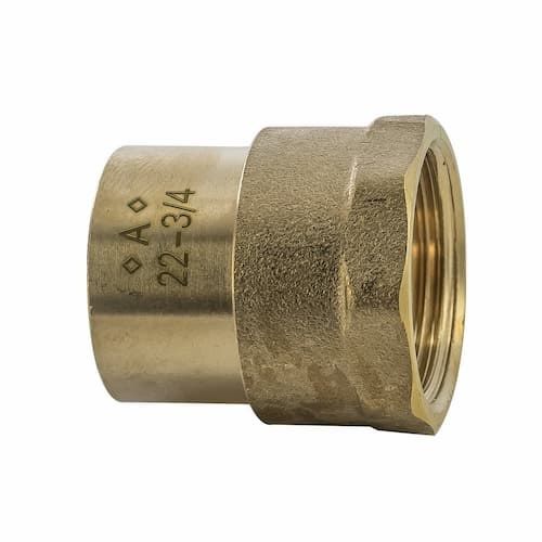 FI SR2 Solder Ring Female Adaptor 22mm x 3/4"