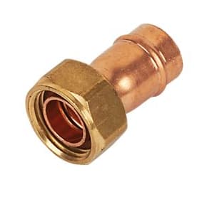 Solder Ring A Range Straight Tap Connector 22mm x 3/4"