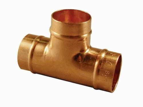 Yorkshire Solder Ring Equal Tee 22mm - YPS24
