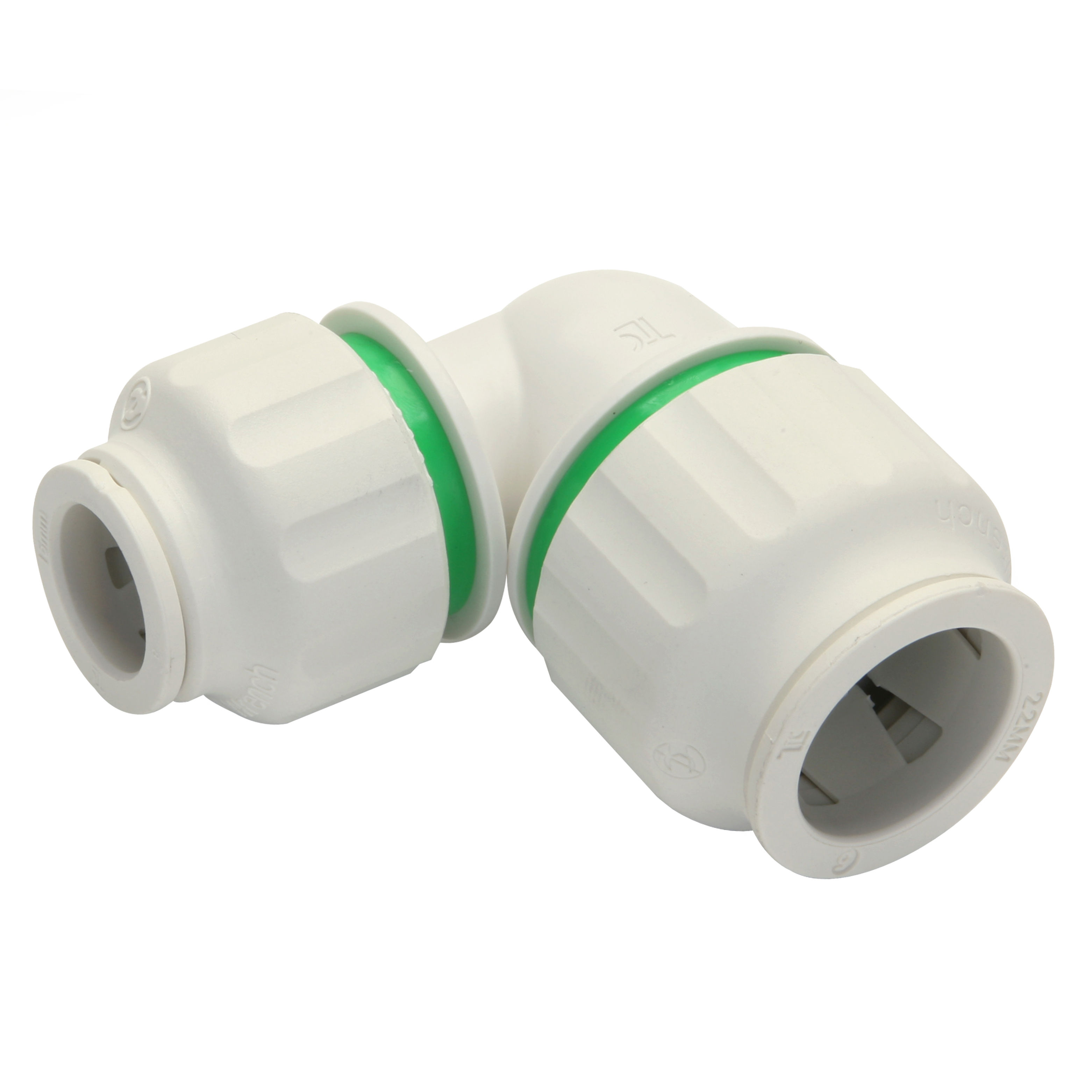 Twistloc Plastic Push-Fit Unequal Reducing Elbow Union