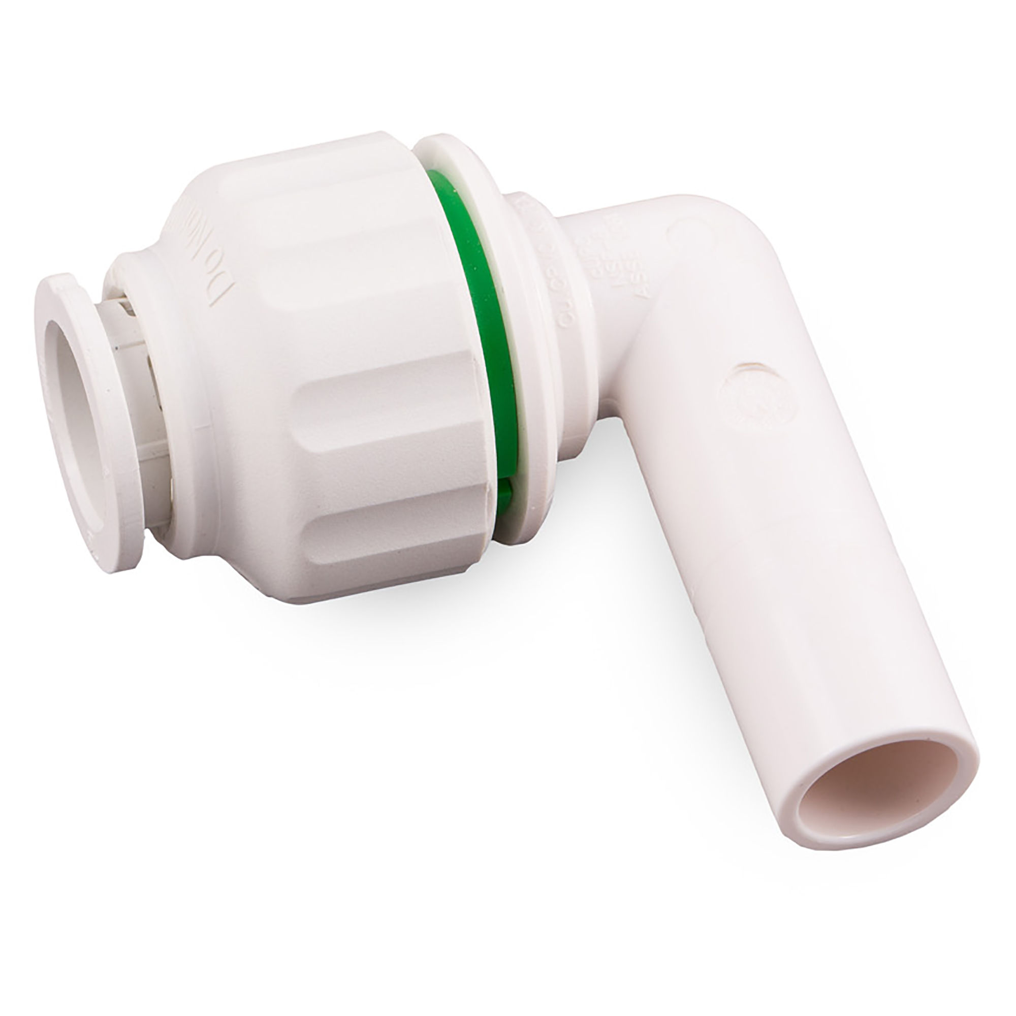 Twistloc Plastic Push-Fit Tube Elbow Union