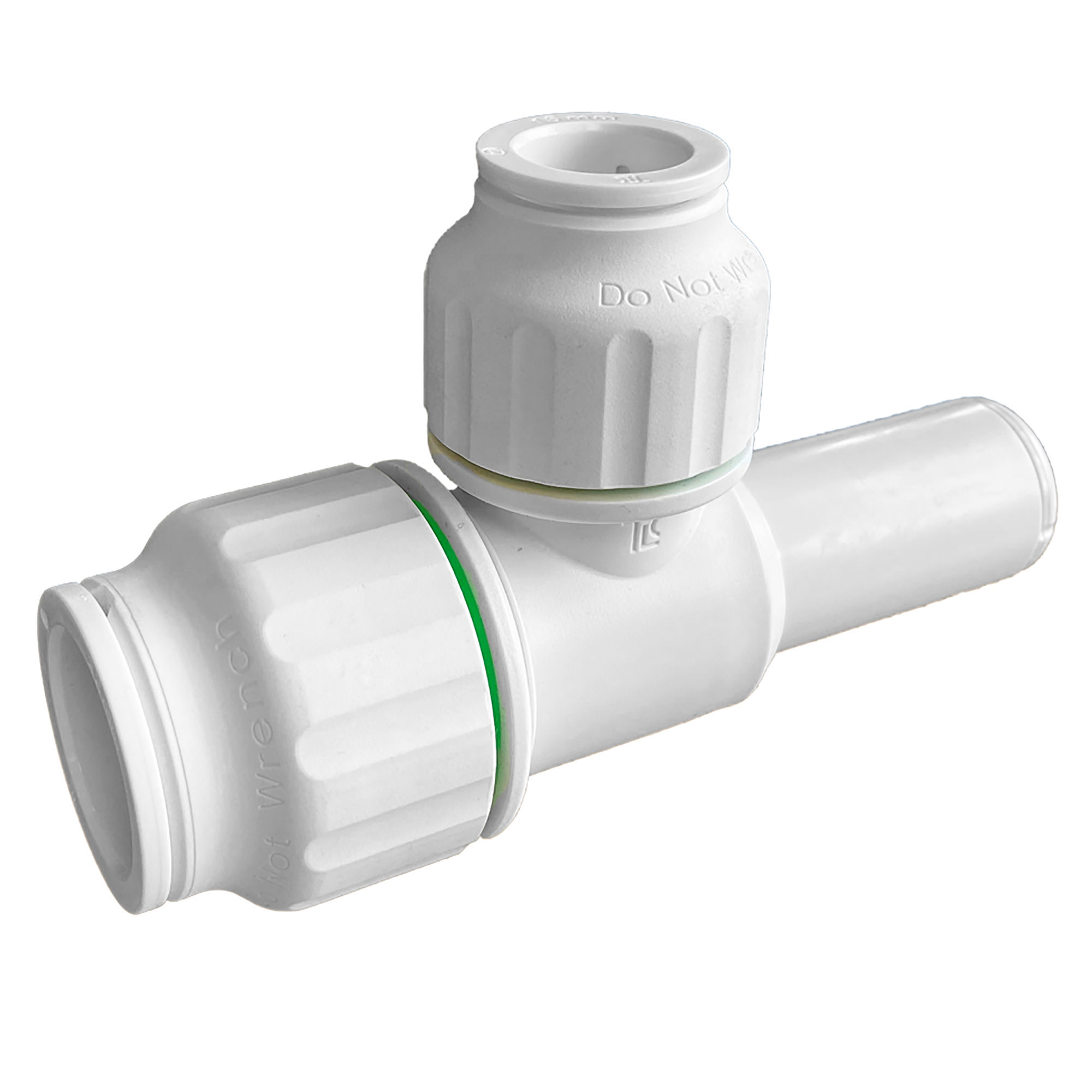 Twistloc Plastic Push-Fit Stem Tee Union