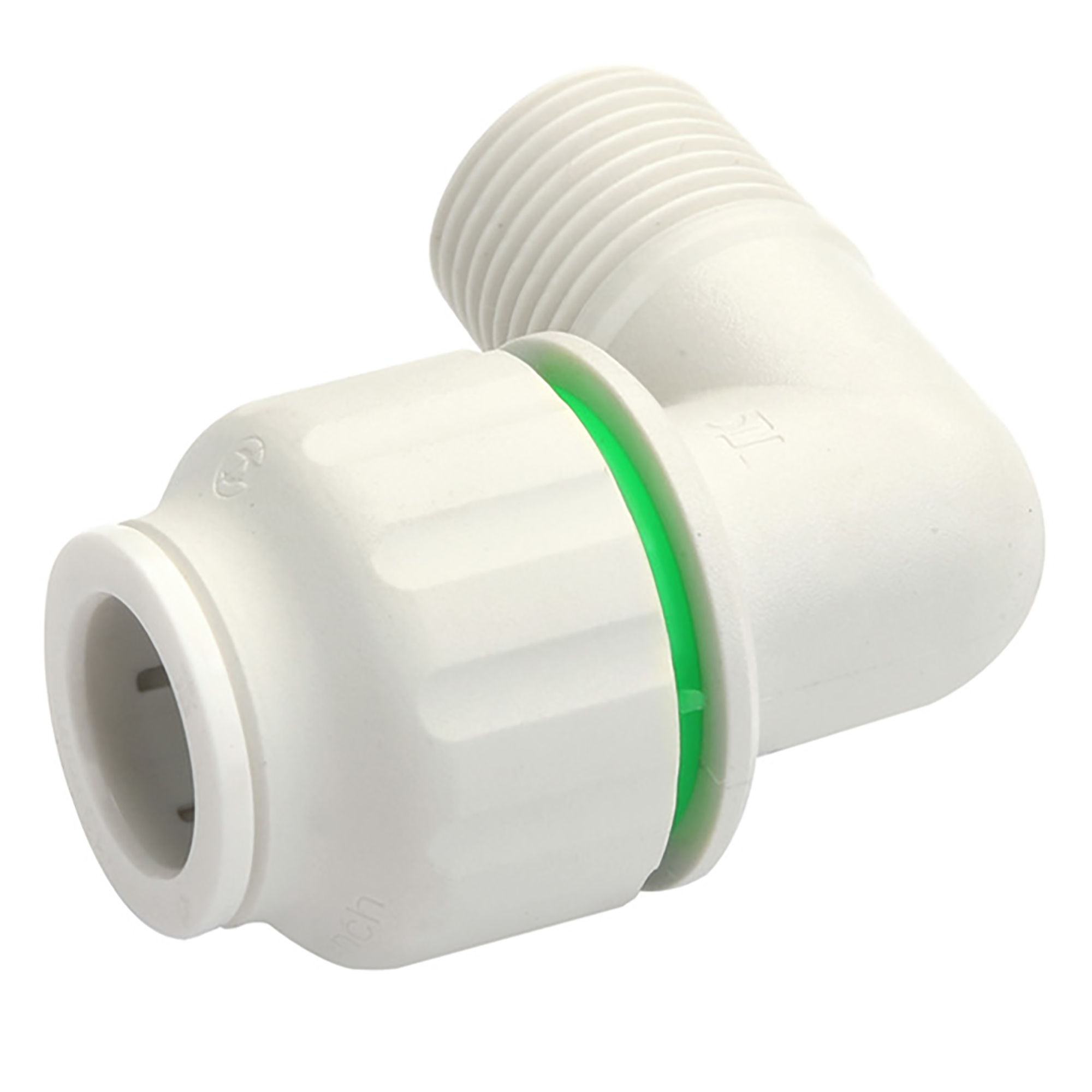 Twistloc Plastic Push-Fit Male Elbow 15mm x 1/2" BSPT - TME1507M